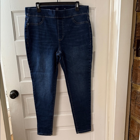 1822 Denim Dark Blue Jeggings - Picture 1 of 7